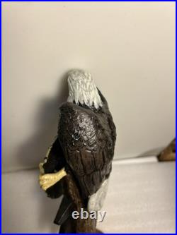 CURAHEE BREWING LUCKY SCARS IPA BALD EAGLE beer tap handle NORTH CAROLINA