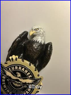 CURAHEE BREWING LUCKY SCARS IPA BALD EAGLE beer tap handle NORTH CAROLINA