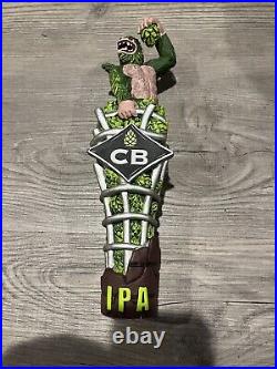 Caged Alpha Monkey IPA Beer Tap Handle Custom Brewcrafters CB Homebrew Draft