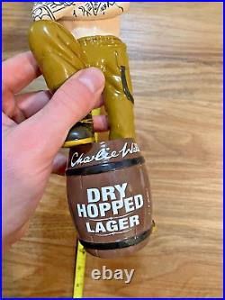 Charlie Wells Beer Tap Handle Knob Keg Draft Bar Topper Brewing Dry Hopped Lager