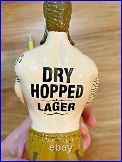 Charlie Wells Beer Tap Handle Knob Keg Draft Bar Topper Brewing Dry Hopped Lager