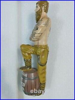 Charlie Wells Dry Hopped Lager Tattoo Man 11 Draft Beer Tap Handle Mancave Bar