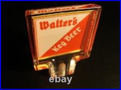 Circa 1960s Walter's Keg Beer Tap Handle, Eau Claire, Wisconsin FREE SHIPPING