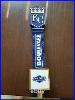 Classic KC Royals beer tap handle