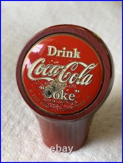 Coca-Cola Coke soda beer ball knob tap marker handle vintage brewery