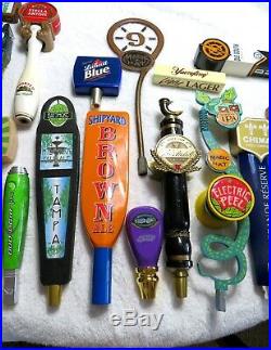 Collection Lot of 26 New & Used Beer Tap Handles