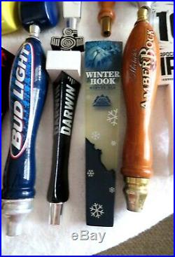 Collection Lot of 28 New & Used Beer Tap Handles