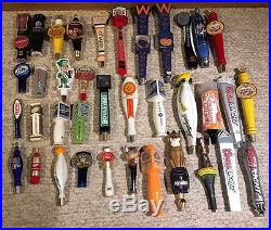Collection Of 37 Beer Tap Handles Keg Pulls Lot New Used All Different