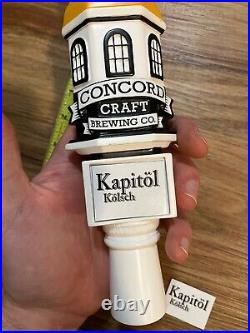 Concord Craft Beer Tap Handle Knob Bar Draft Top Safe Space Kapitol Kolsch