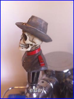 Confederate Soldier Skull beer tap handle for kegerators! Brand New