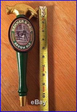 Connecticut Brewery Hammer And Nail Beer Tap Handle-Very Rare