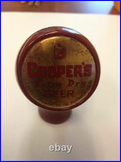 Coopers beer ball tap marker knob handle bakelite vintage antique old
