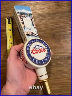 Coors Beer Tap Handle Knob Top Draft Kegerator Bar Brewing Ceramic Vintage