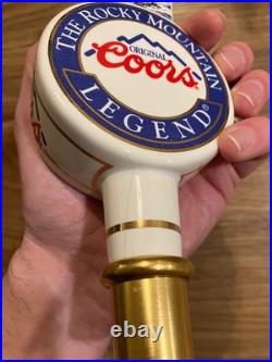 Coors Beer Tap Handle Knob Top Draft Kegerator Bar Brewing Ceramic Vintage