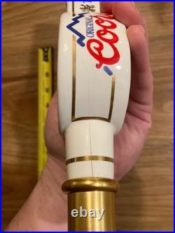 Coors Beer Tap Handle Knob Top Draft Kegerator Bar Brewing Ceramic Vintage