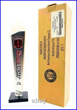 Coors Light 2010 San Francisco Giants World Champions Beer Tap Handle NEW OLD
