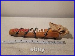 Coors Light Skull & Barb Wire Beer Tap Handle Man Cave Rat Rod, Super Rare Coors Light Skull & Barb Wire Beer Tap Handle Man Cave Rat Rod, Super Rare