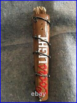 Coors light Skull beer tap handle with barb wire