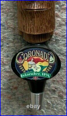 Coronado Brewing Islander Ipa Figural Beer Tap Handle Rare Vintage Easter Island