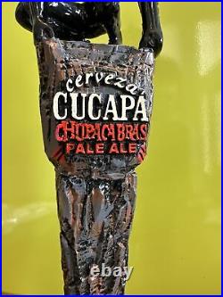 Cucapa Chupacabras BEER Tap Handle Baja California Brewery MEXICO Brewer