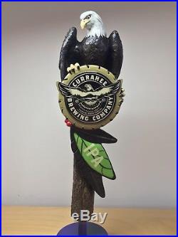 Currahee Brewing American Bald Eagle Hawk Bird IPA Brew Beer Tap Handle