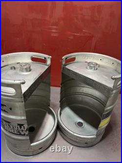 Custom Keg Urinal with Top Manual Flush & Beer Tap Handle