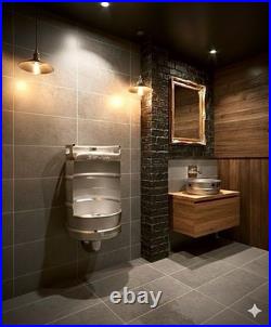 Custom Keg Urinal with Top Manual Flush & Beer Tap Handle