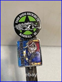 DARK HORSE BREWING 6-SHOOTER REVOLVER PEACEMAKER draft beer tap handle. MICHIGAN DARK HORSE BREWING 6-SHOOTER REVOLVER PEACEMAKER draft beer tap handle. MICHIGAN
