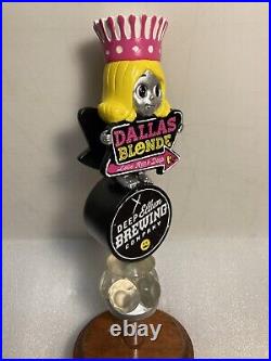 DEEP ELLUM BREWING DALLAS BLONDE draft beer tap handle. TEXAS. Now Closed DEEP ELLUM BREWING DALLAS BLONDE draft beer tap handle. TEXAS. Now Closed