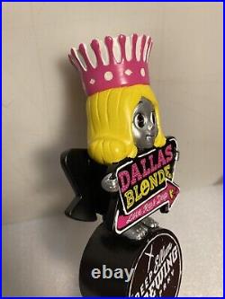 DEEP ELLUM BREWING DALLAS BLONDE draft beer tap handle. TEXAS. Now Closed DEEP ELLUM BREWING DALLAS BLONDE draft beer tap handle. TEXAS. Now Closed