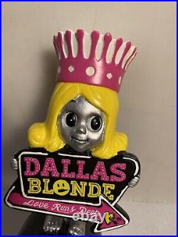 DEEP ELLUM BREWING DALLAS BLONDE draft beer tap handle. TEXAS. Now Closed DEEP ELLUM BREWING DALLAS BLONDE draft beer tap handle. TEXAS. Now Closed