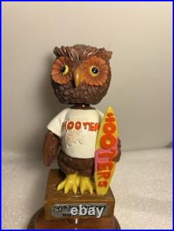 DELUXE HOOTERS OWL 20TH ANNIVERSARY BOBBLEHEAD Draft beer tap handle. FLORIDA