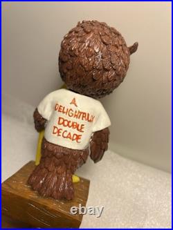 DELUXE HOOTERS OWL 20TH ANNIVERSARY BOBBLEHEAD Draft beer tap handle. FLORIDA
