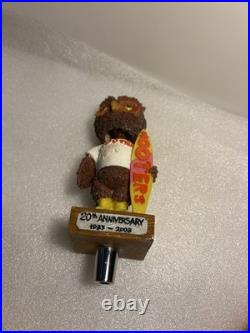 DELUXE HOOTERS OWL 20TH ANNIVERSARY BOBBLEHEAD Draft beer tap handle. FLORIDA