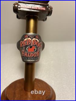 DENALI BREWING RED DOG SALOON RED DOG GOLD MINER draft beer tap handle. ALASKA