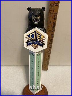 DIAMOND BEAR SOUTHERN BLONDE BLACK BEAR draft beer tap handle. ARKANSAS DIAMOND BEAR SOUTHERN BLONDE BLACK BEAR draft beer tap handle. ARKANSAS