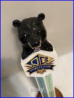 DIAMOND BEAR SOUTHERN BLONDE BLACK BEAR draft beer tap handle. ARKANSAS DIAMOND BEAR SOUTHERN BLONDE BLACK BEAR draft beer tap handle. ARKANSAS