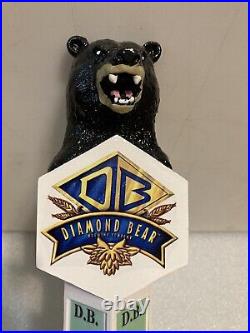 DIAMOND BEAR SOUTHERN BLONDE BLACK BEAR draft beer tap handle. ARKANSAS DIAMOND BEAR SOUTHERN BLONDE BLACK BEAR draft beer tap handle. ARKANSAS