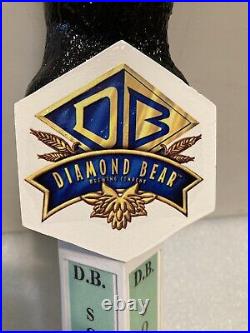 DIAMOND BEAR SOUTHERN BLONDE BLACK BEAR draft beer tap handle. ARKANSAS DIAMOND BEAR SOUTHERN BLONDE BLACK BEAR draft beer tap handle. ARKANSAS