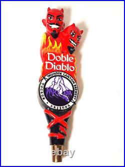 DOBLE DIABLO Beer Bar Tap Handle Thunder Canyon Brewery Tucson AZ RARE Clean DOBLE DIABLO Beer Bar Tap Handle Thunder Canyon Brewery Tucson AZ RARE Clean