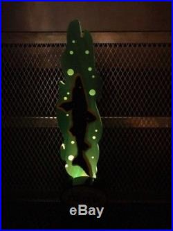 DOGFISH HEAD BREWERY Deleware RARE Firefly Ale LIGHT UP Beer Tap Handle