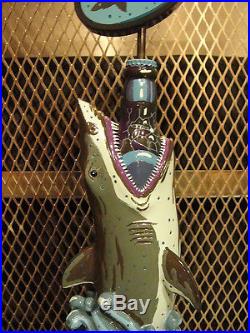 DOGFISH HEAD BREWING Co RARE Uber 2013 Figural Shark JAWS Beer Tap Handle