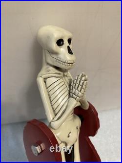 DOGFISH HEAD NAMASTE TILTING SKELETON PENDELUM draft beer tap handle. DELAWARE