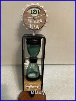 DOGFISH HEAD UBER MINUTE IPA HOURGLASS DESIGN draft beer tap handle. DELAWARE DOGFISH HEAD UBER MINUTE IPA HOURGLASS DESIGN draft beer tap handle. DELAWARE
