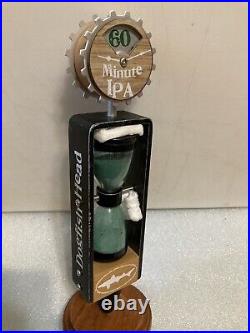 DOGFISH HEAD UBER MINUTE IPA HOURGLASS DESIGN draft beer tap handle. DELAWARE DOGFISH HEAD UBER MINUTE IPA HOURGLASS DESIGN draft beer tap handle. DELAWARE