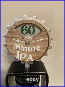 DOGFISH HEAD UBER MINUTE IPA HOURGLASS DESIGN draft beer tap handle. DELAWARE DOGFISH HEAD UBER MINUTE IPA HOURGLASS DESIGN draft beer tap handle. DELAWARE