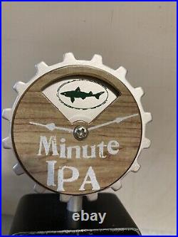 DOGFISH HEAD UBER MINUTE IPA HOURGLASS DESIGN draft beer tap handle. DELAWARE DOGFISH HEAD UBER MINUTE IPA HOURGLASS DESIGN draft beer tap handle. DELAWARE