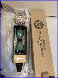 DOGFISH HEAD UBER MINUTE IPA HOURGLASS DESIGN draft beer tap handle. DELAWARE DOGFISH HEAD UBER MINUTE IPA HOURGLASS DESIGN draft beer tap handle. DELAWARE