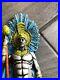 DOS EQUIS XX CERVEZA RARE Aztec Warrior MEXICAN PALE ALE Beer Tap Handle