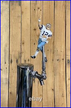 Dallas Cowboys Beer Tap Handle NFL Football Roger Staubach Hail Mary Dallas Cowboys Beer Tap Handle NFL Football Roger Staubach Hail Mary